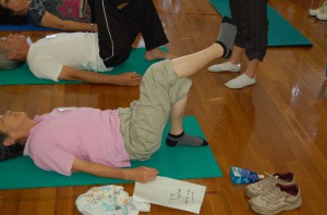 介護予防体操講座の様子㈫